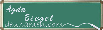 Agda Biegel Visitenkarte